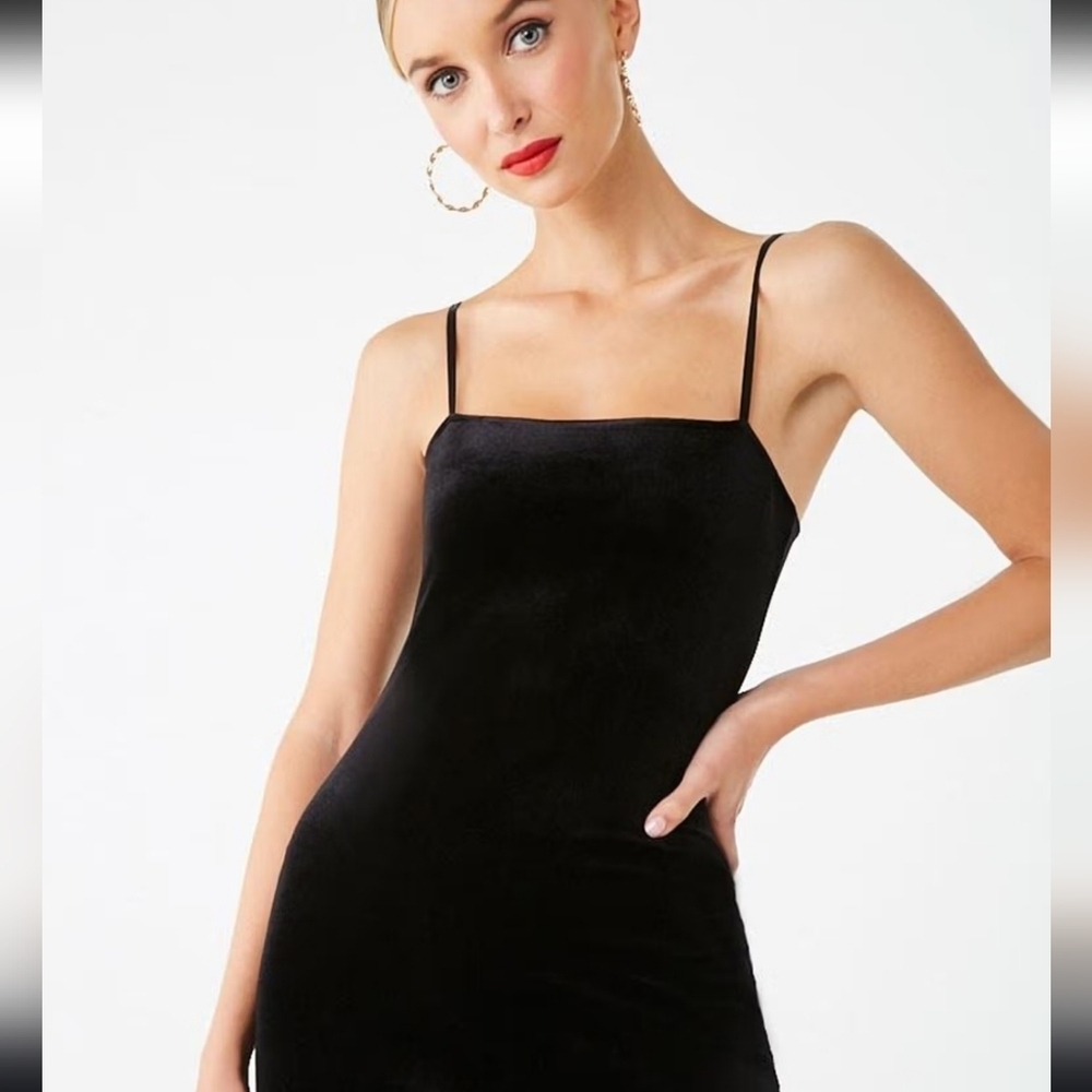 Forever 21 Black Backless Dress